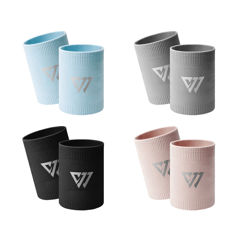 Crossfit Equipment - WRELS 1/2pcs Sports Wristbands Breathable Sweat