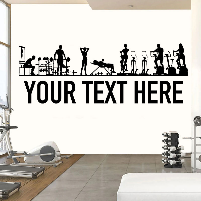 Gym People & Equipment Wall De - Crossfit Equipment review and price