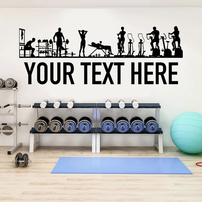 Gym People & Equipment Wall De - Crossfit Equipment review and price