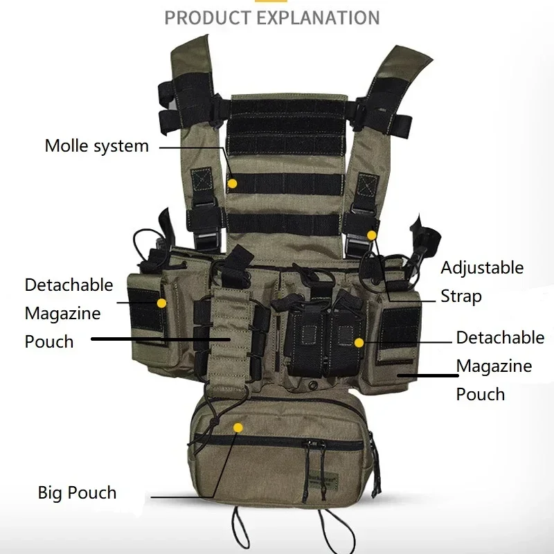 D3CR Chest Rig Vest Multicam B - Crossfit Gear For Men review and price