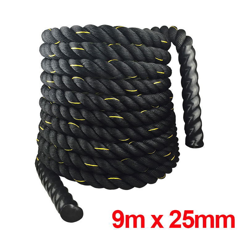 9M/12M/15M Fitness Battle Rope - Crossfit Equipment review and price